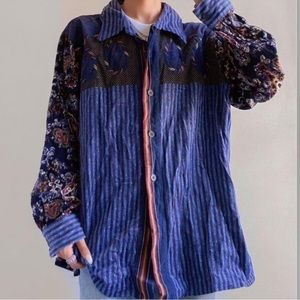 Vintage Blue button up